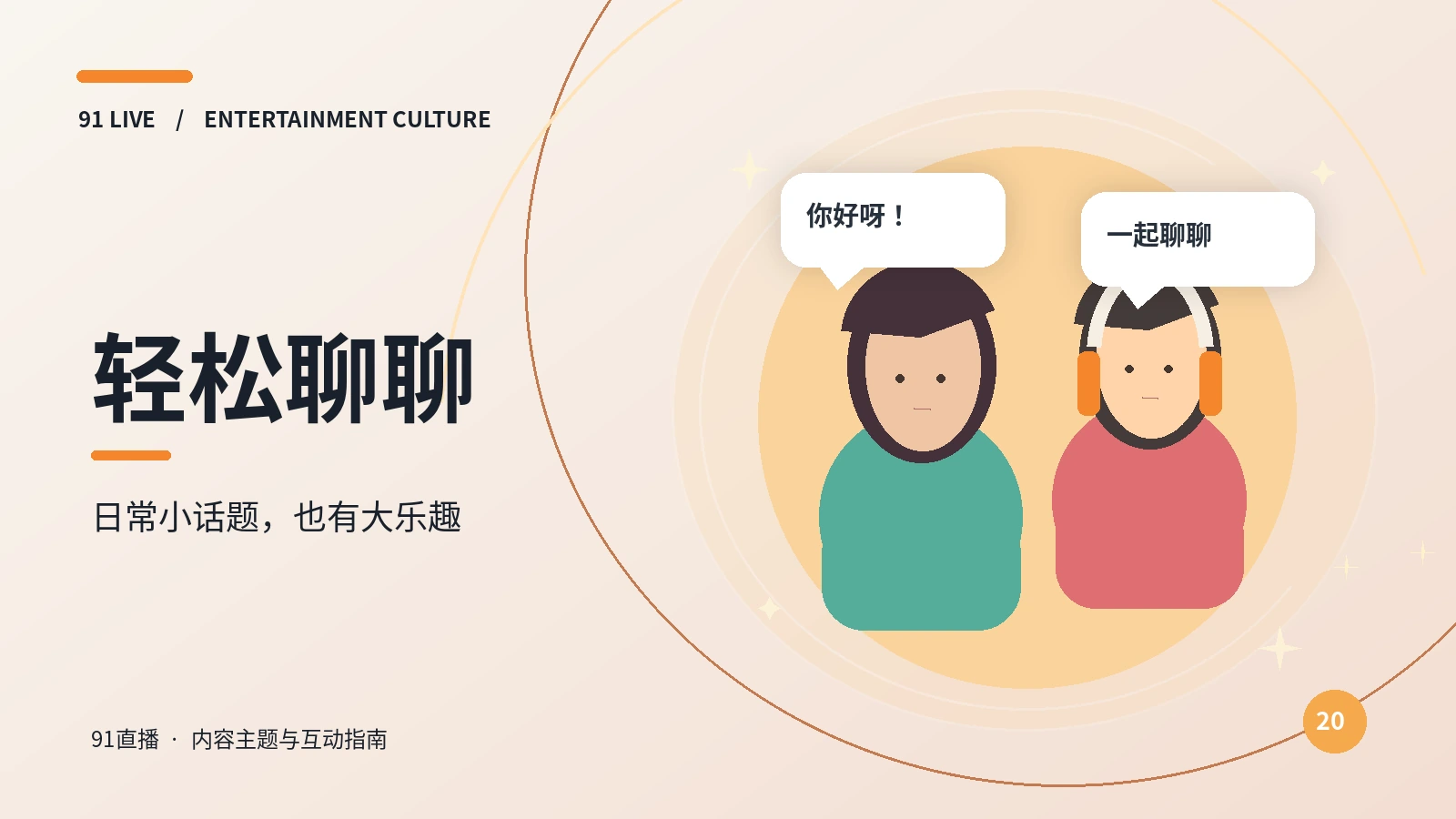 聊聊派对主题展示